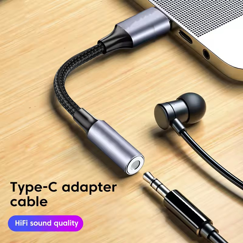 Audiophile Headphone Wired - Аудиоадаптер USB-C DAC Type-C на 3,5