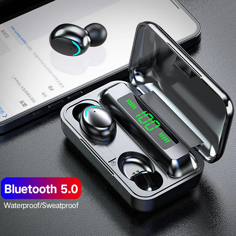 Wireless Earbuds Tws - F9 Беспроводные наушники TWS Bluetooth 5.0