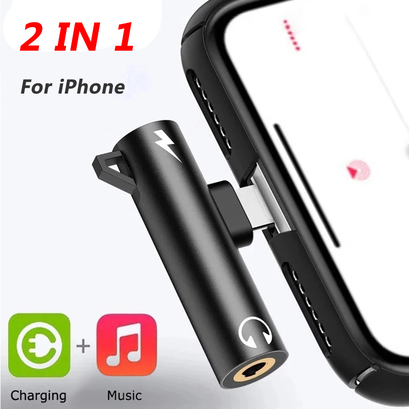Earphone Splitter Jack - Разветвитель адаптера 2 в 1 для