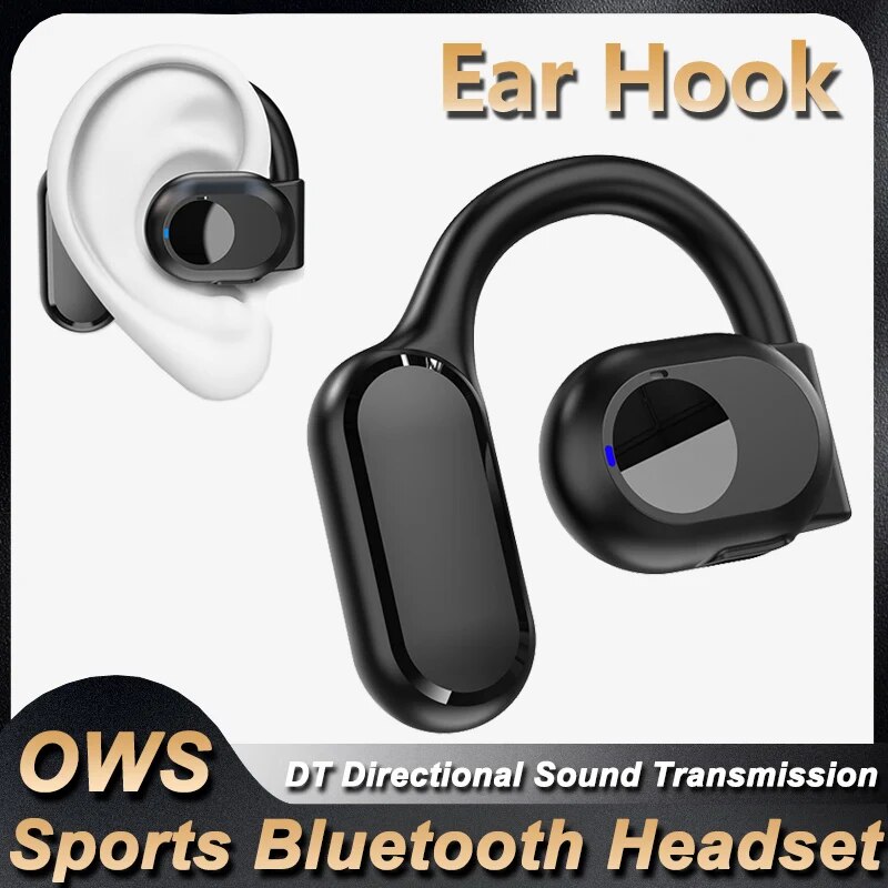 Bluetooth Headset On Ear - Беспроводные наушники Bluetooth-гарнитура с микрофоном костной