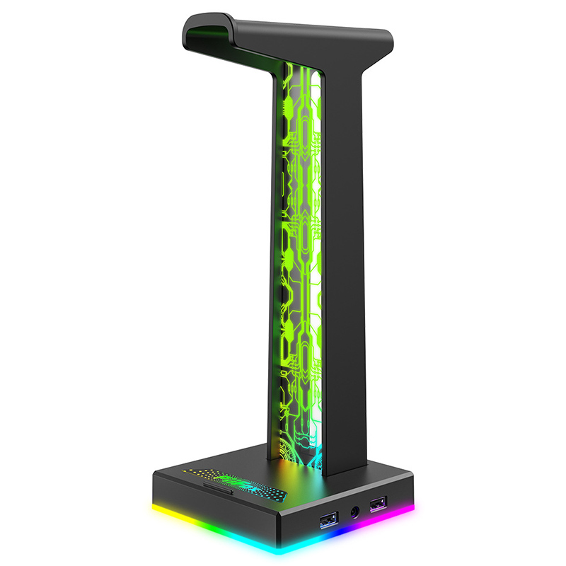 Gaming Headset Rgb - Подставка для игровых наушников RGB, двойной