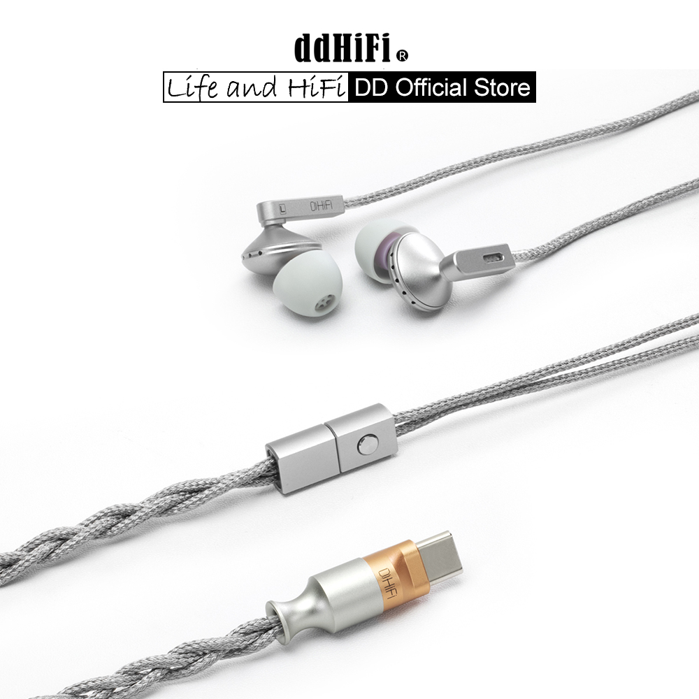 Usb C Earphone - Полувкладыши-накладные наушники DD ddHiFi E13P (смарт)