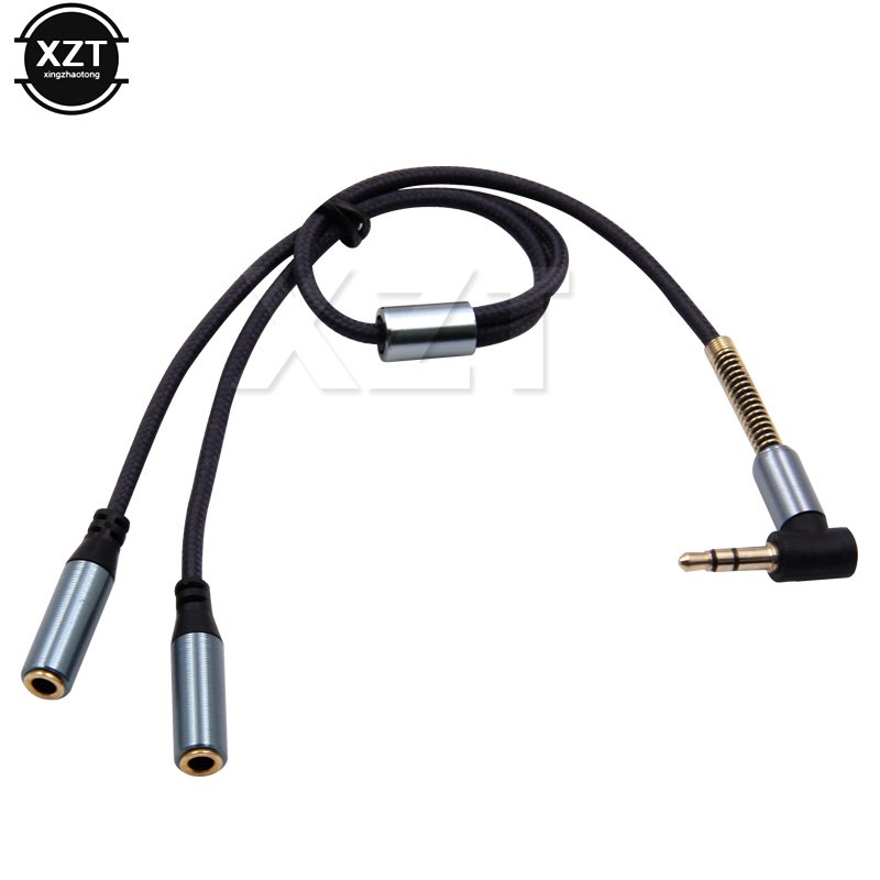 Earphone Splitter Jack - 3,5 мм 1–2 аудио Aux Y-разветвитель,