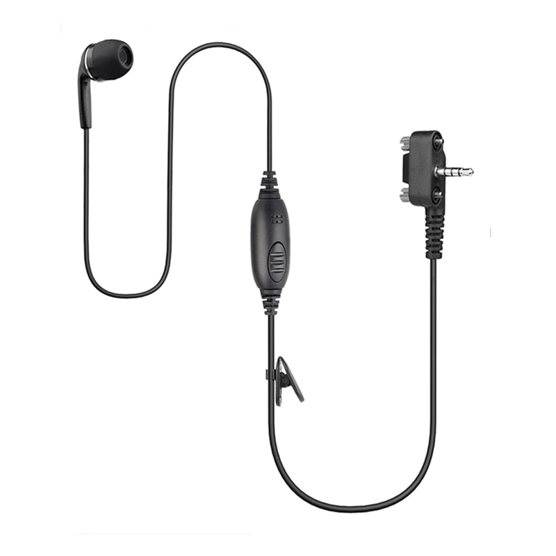 Wired Earphone Mic - Резиновый наушник и микрофонная гарнитура, 1-проводной