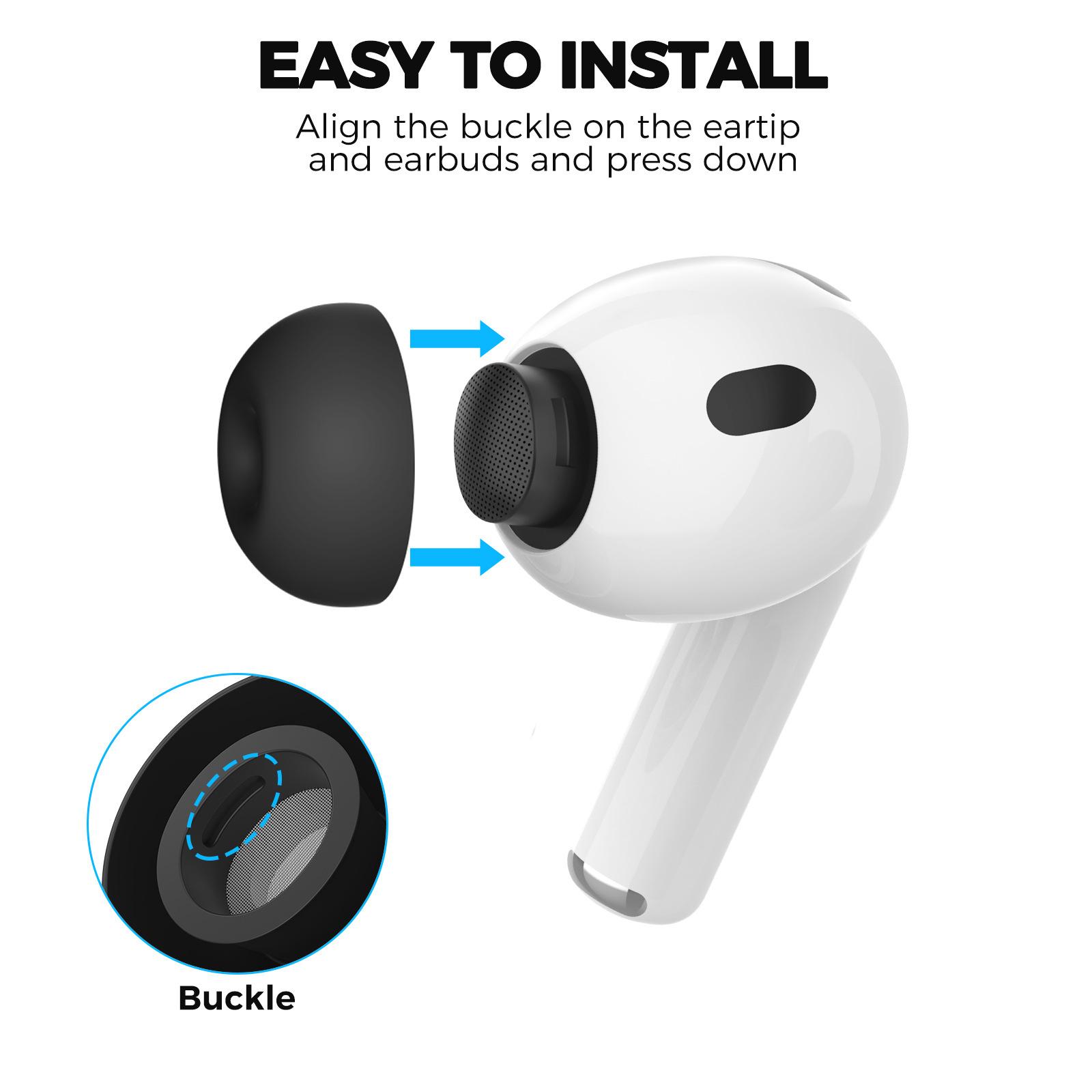 Silicone Ear Tip Replacement - Сменные силиконовые насадки для AirPods Pro