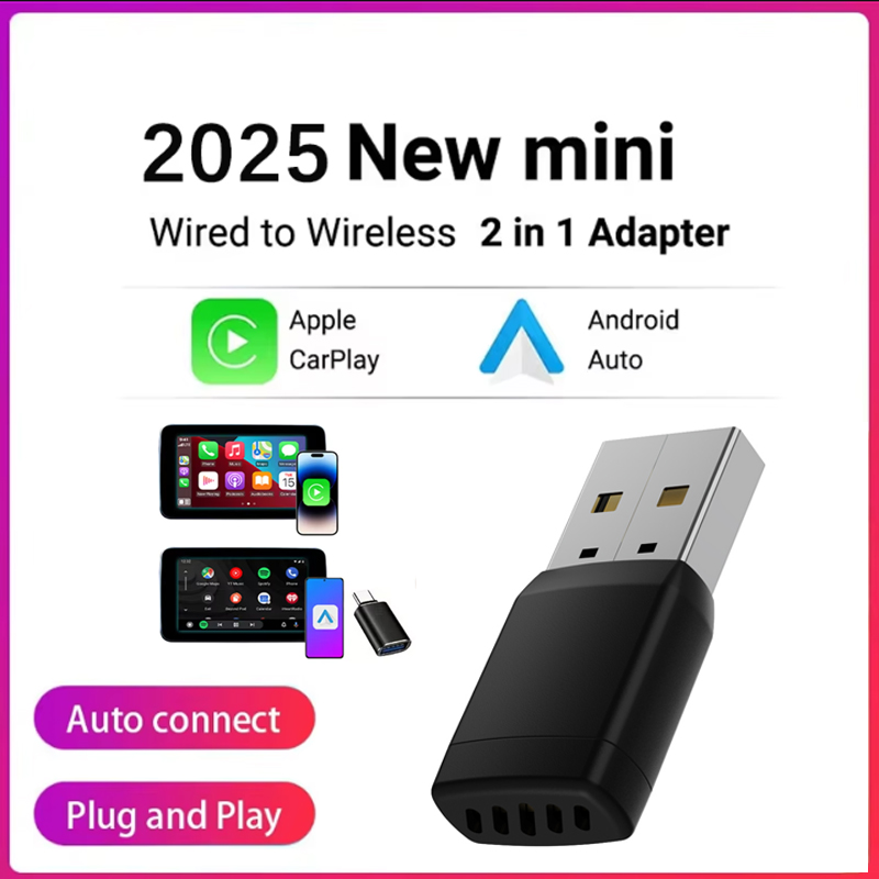 Bluetooth Adapter Receiver - Беспроводной адаптер Smart Wireless CarPlay Android