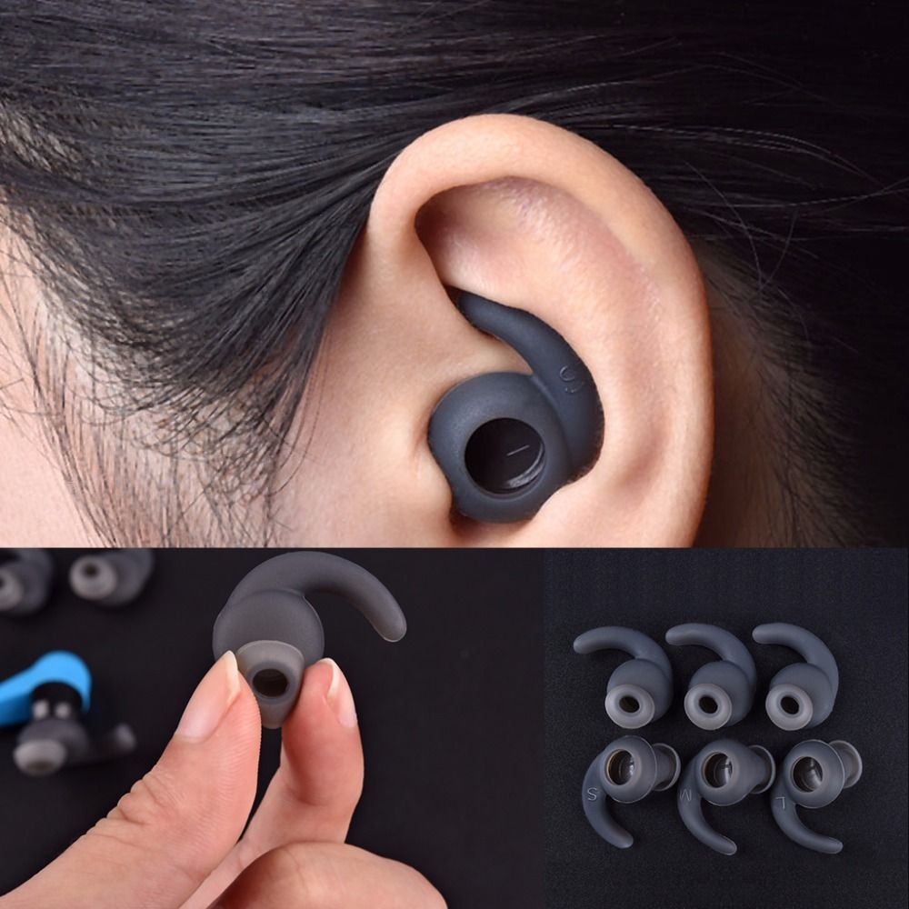 Sports Earphone Hook - 3 пары, силиконовый чехол для наушников-вкладышей