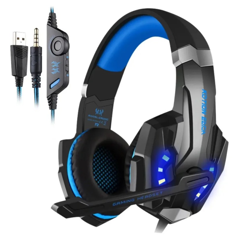 Wired Earphone Mic - Игровая гарнитура, стереонаушники с глубоким басом,