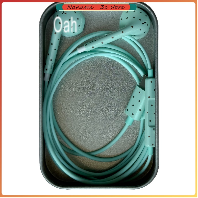 Usb C Earphone - Проводные наушники Oah Polka Dot из