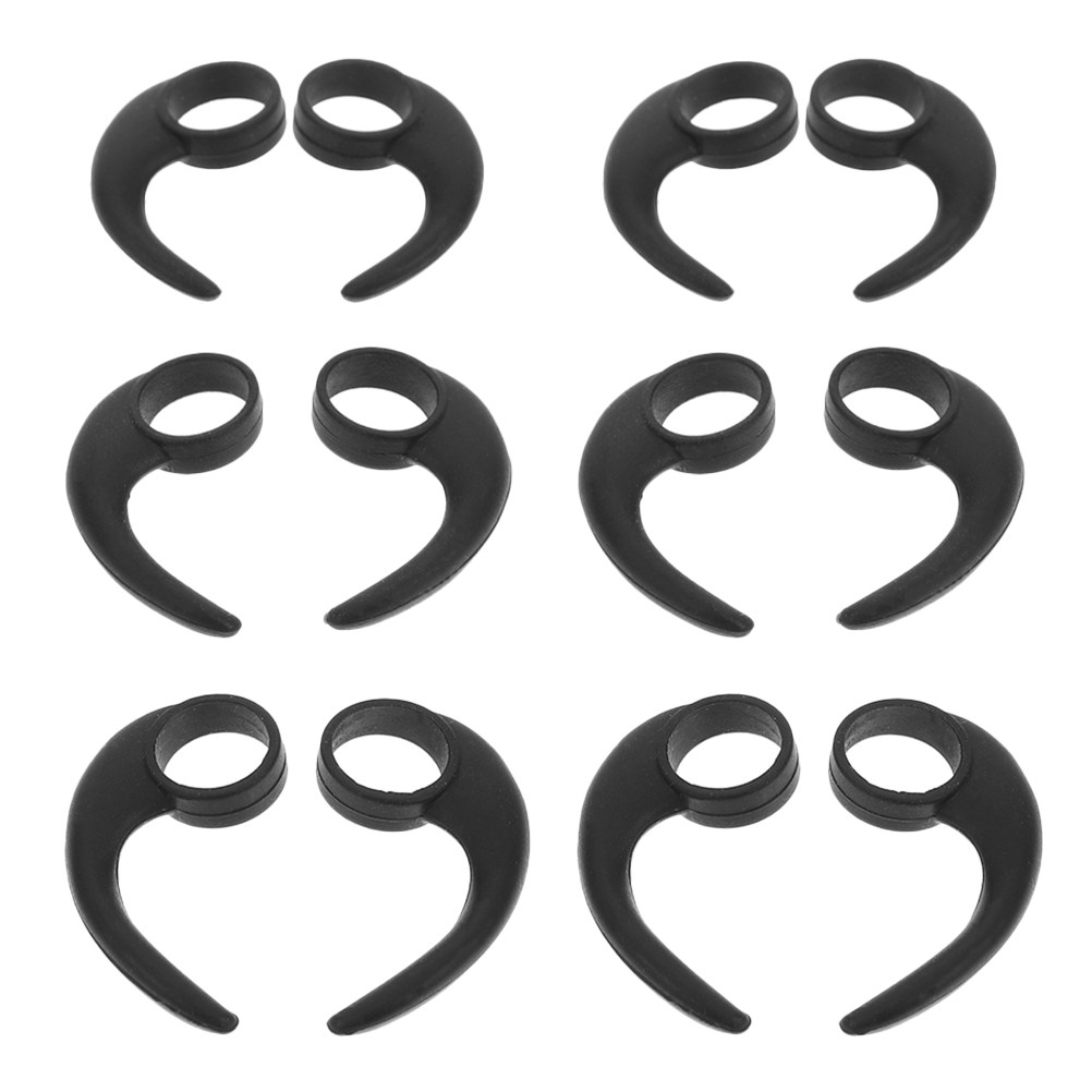 Silicone Ear Tip Replacement - 12 шт. силиконовых спортивных противоскользящих насадок-крючков