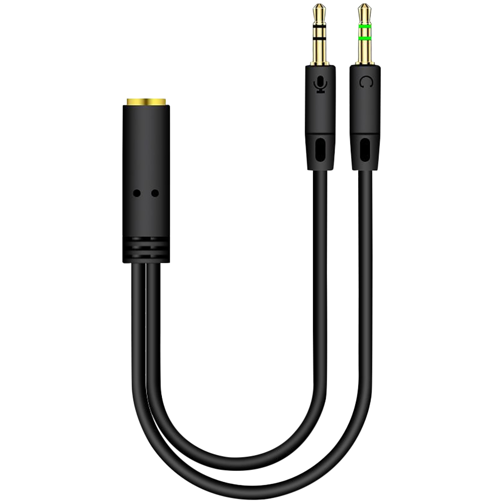 Earphone Splitter Jack - Разъем 3,5 мм, 2 штекера на