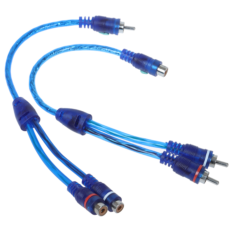 Audio Splitter Y - Автомобильный MP3-аудио RCA Y-сплиттер, кабель-адаптер, конвертер