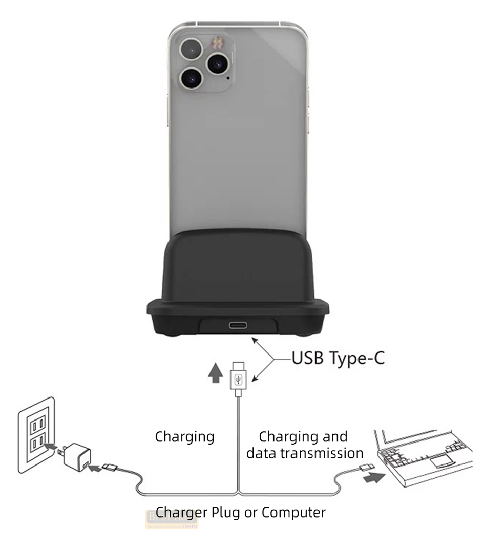 Беспроводная зарядная станция  – обзор и цена Usb C Earphone