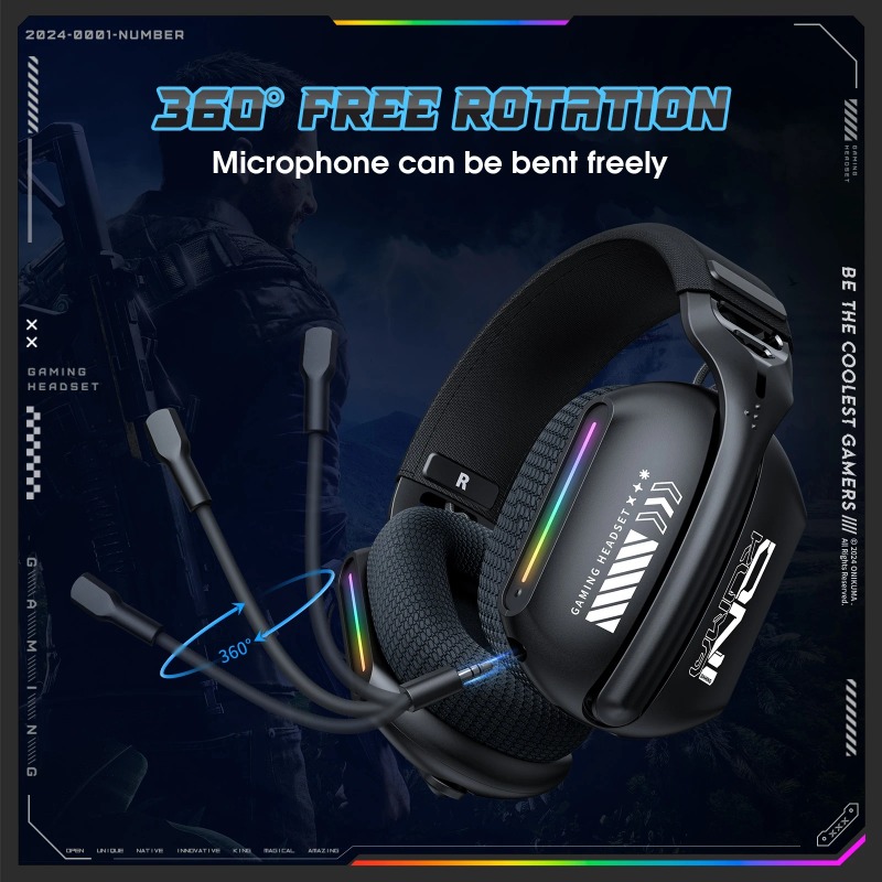 Беспроводная игровая гарнитура – обзор и цена Gaming Headset Rgb