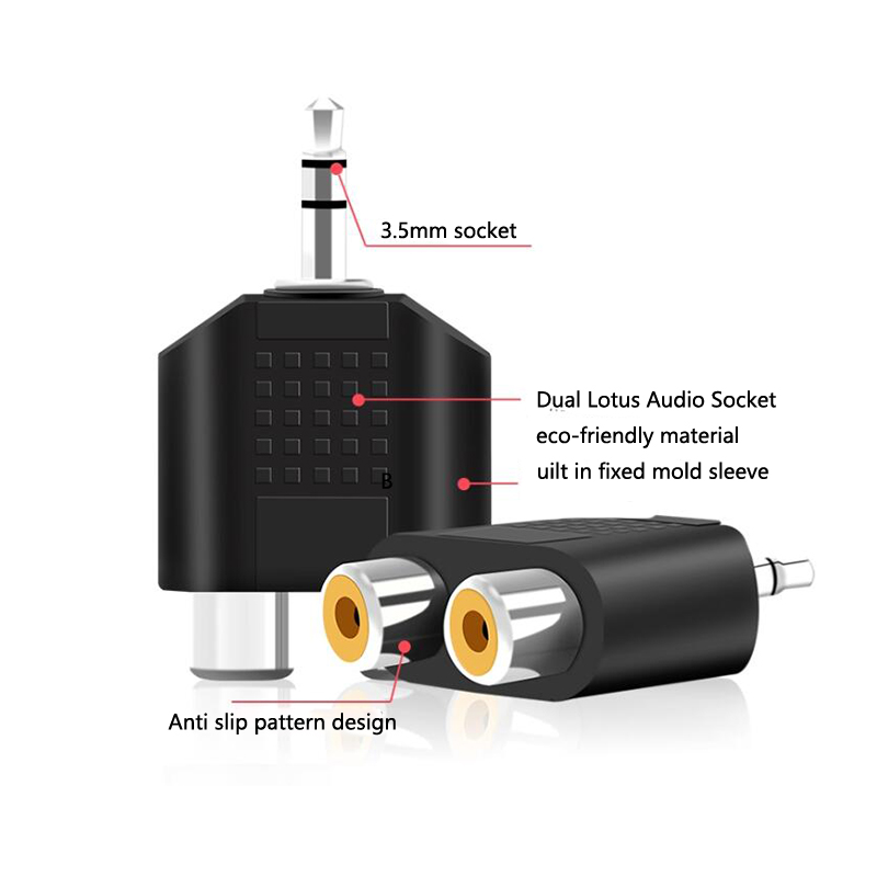 1/2/4 шт. Аудиокабель-адаптер  – обзор и цена Earphone Splitter Jack