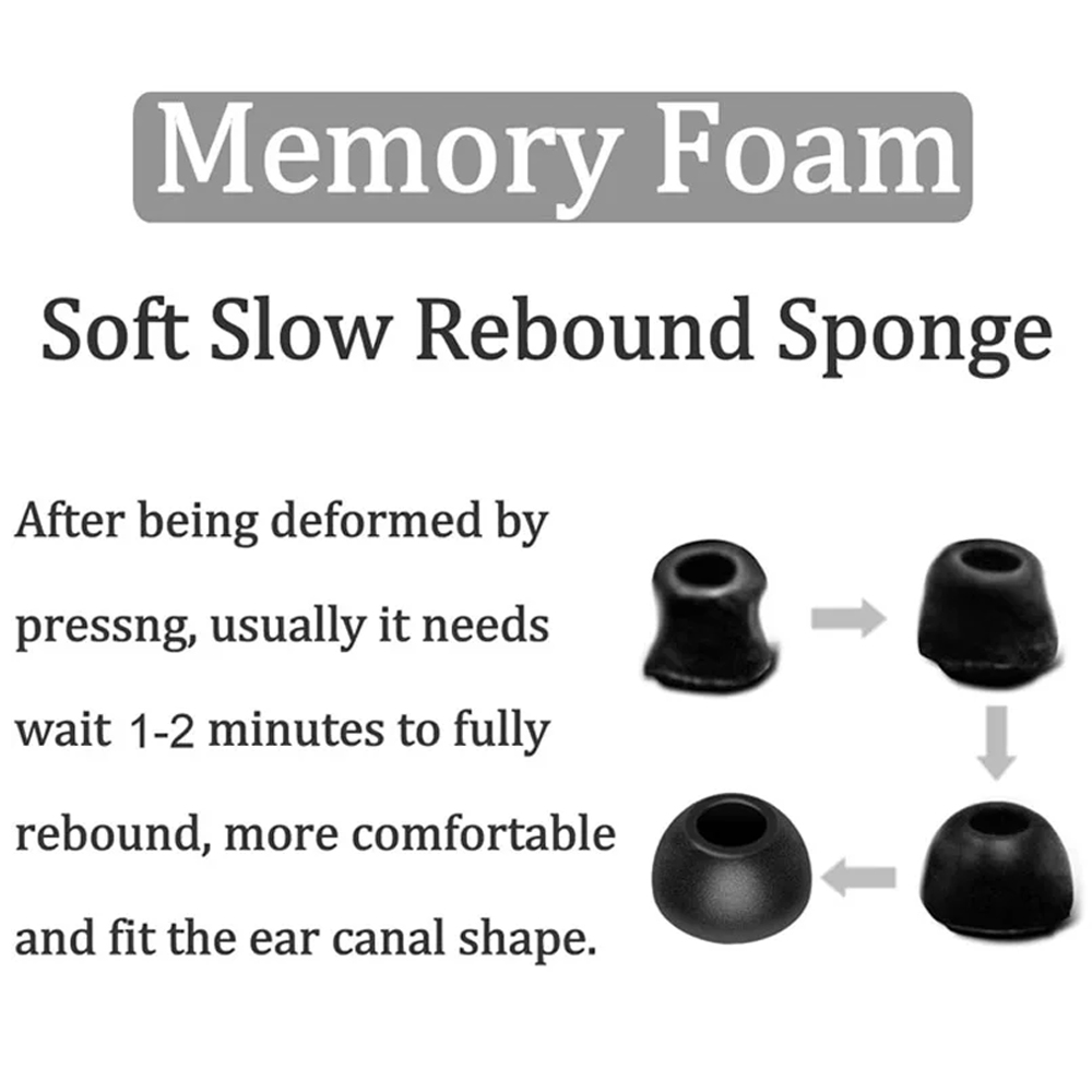 Накладки на наушники из пены с – обзор и цена Earphone Foam Tip