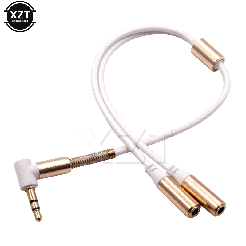 3,5 мм 1–2 аудио Aux Y-разветв – обзор и цена Earphone Splitter Jack