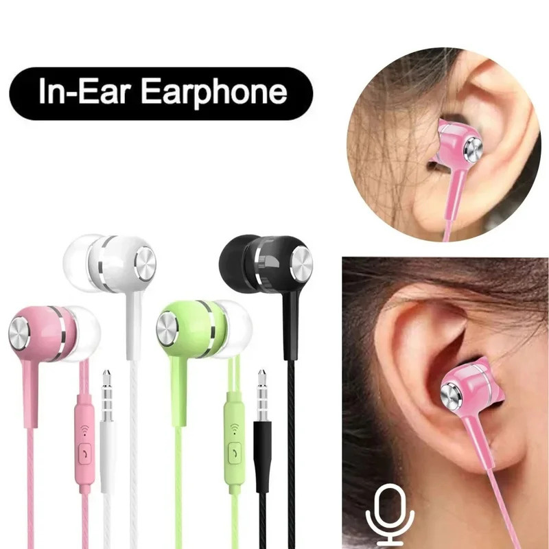 1/2/3/4 шт. проводные наушники – обзор и цена Wired Earphone Mic