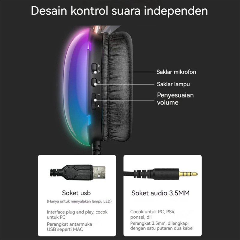 Игровая гарнитура Ingenious-ON – обзор и цена Gaming Headset Rgb