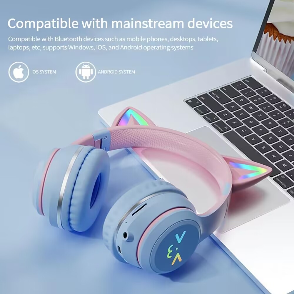 Светящиеся наушники RGB, беспр – обзор и цена Gaming Headset Rgb