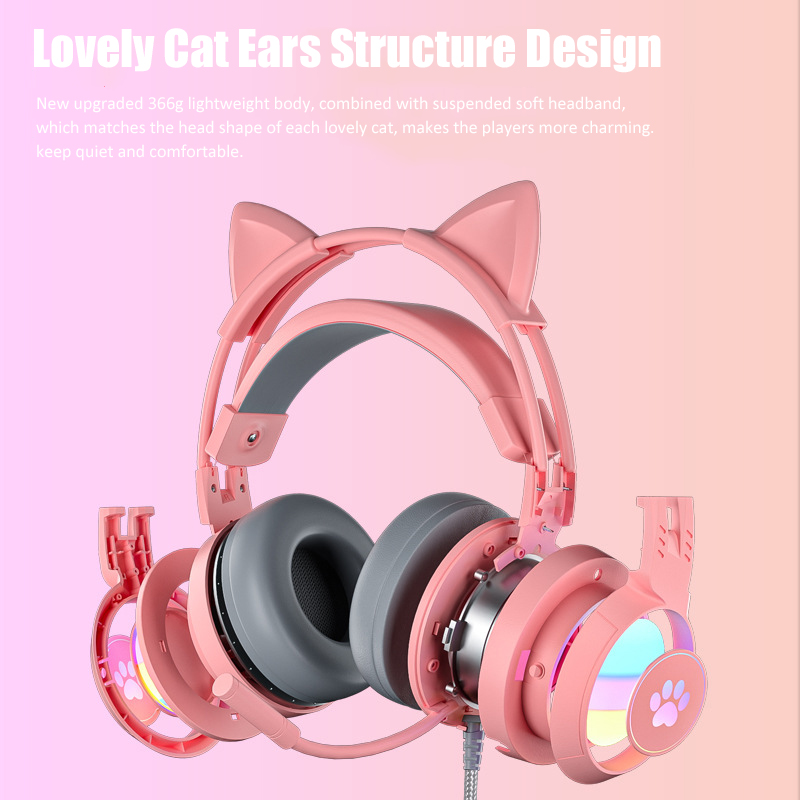 Симпатичные игровые наушники с – обзор и цена Gaming Headset Rgb