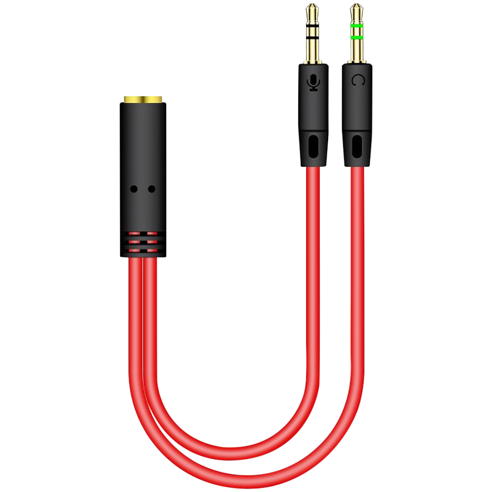 Разъем 3,5 мм, 2 штекера на 1  – обзор и цена Earphone Splitter Jack