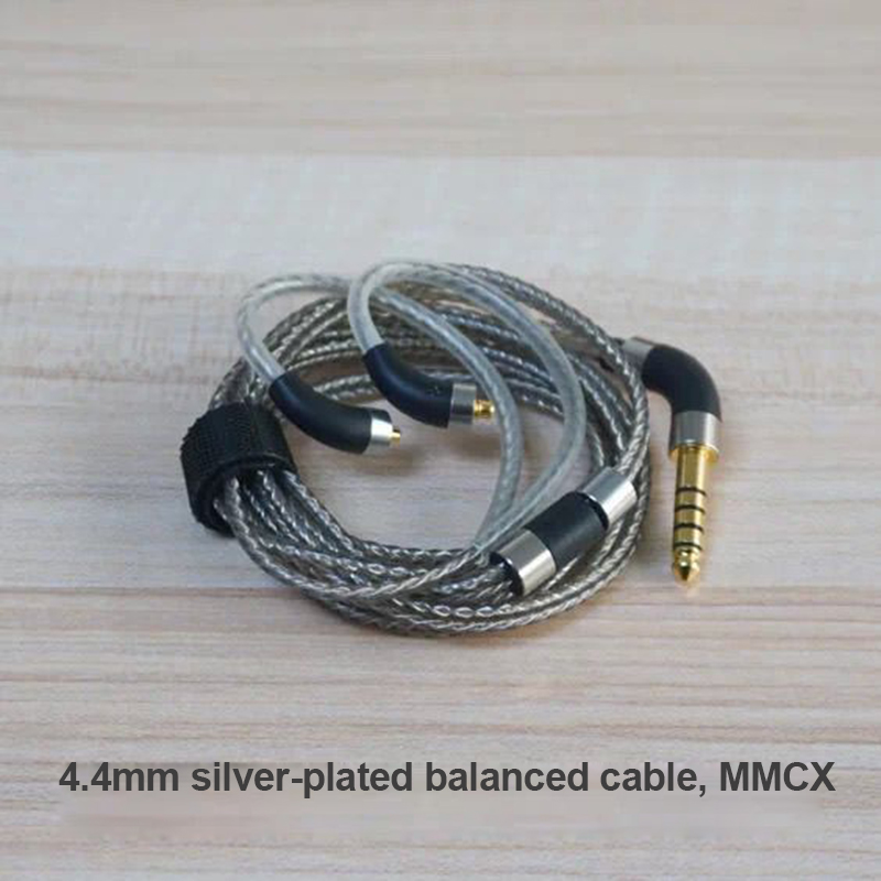 Посеребренный кабель MMCX для  – обзор и цена Audiophile Headphone Wired