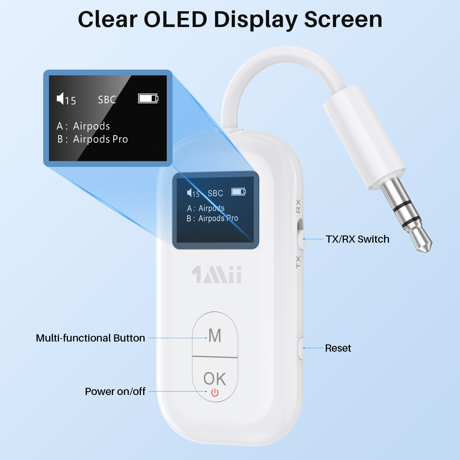 Адаптер Bluetooth 1Mii Airplan – обзор и цена Bluetooth Adapter Receiver