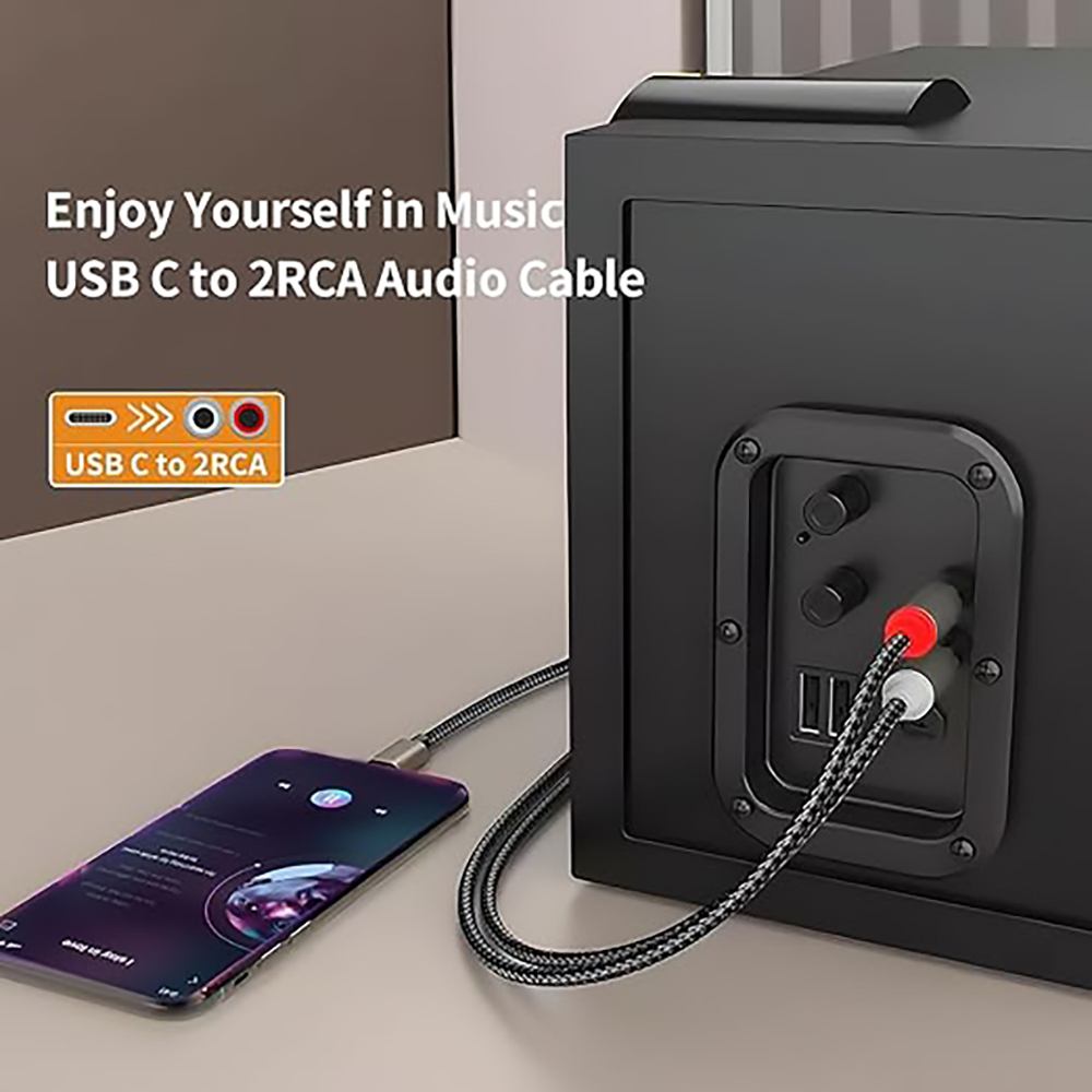 Аудиокабель USB C — 2 RCA, ауд – обзор и цена Earphone Splitter Jack